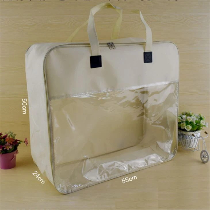 Supper Transparent 15 Silk PVC Heat Pressed Bag Use For Home Textile Bag Or Toiletry Bag